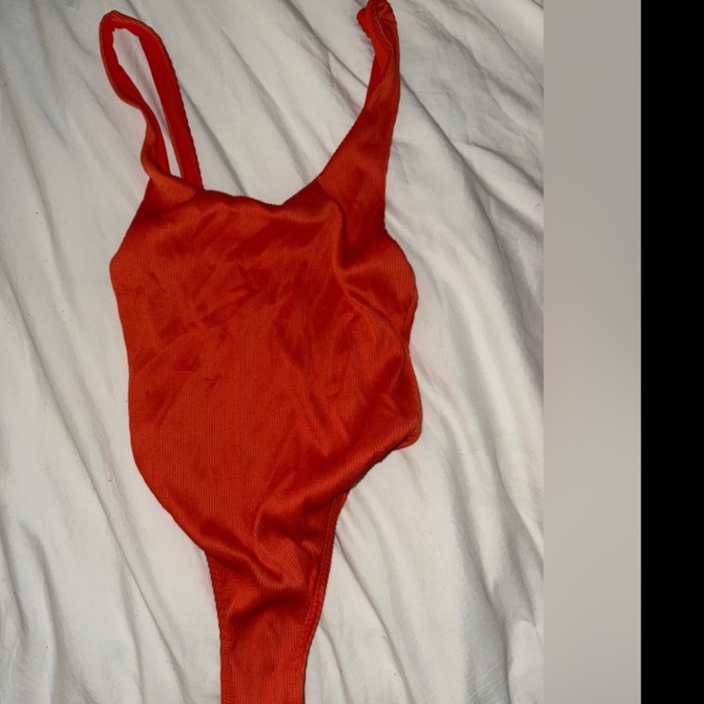 Urban Outfitters Orange One Piece Swimsuit/bodysuit size small